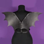 Bat Wings Harness Leather Waist Belt Chest Harness Halloween Costume Waist Harness Wing Harness with Wings Dragon Wings Gothic