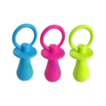 Rubber Dog Pacifier Toy With Bell For Teething - Pet Vocalization Toy And Chew Toy Supplies Pet Dog TPR Pacifier Toy - Image 5