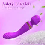2 in 1 Vagina Vibrator Wand for Women G-Spot Clitoris Nipples Stimulator Breast Massager Female Masturbator Sex Toy for Women - Image 4