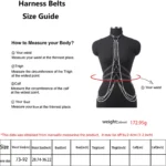Women Sexy Body Chest Chain Jewelry Waist Belt Belly Chains Festival Fashion Jewelry for Women Gothic Accessories - Image 6
