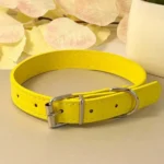 Dog Collar Simple Pet Collar Flat Cat Leather Collar with Bell Multicolor Non-strangled Collar - Image 3