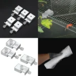 Aluminum Alloy Clip for Aquarium Anti-Jumping Net DIY Accessory for Fish Tanks