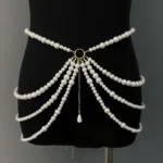 Fairy Tassel Waist Chain For Women Glitter Pearl Butterfly Pendant Belt Strap Dress Crop Top Bikini Sexy Waist Decorative Chain - Image 5