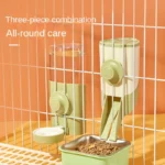 500ML pet parrot bird feeding waterer cat dog cage hanging waterer pigeon rabbit small pet automatic feeding water feeding bowl - Image 2