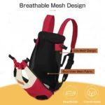 Mesh Pet Dog Carrier Adjustable Backpack Breathable Outdoor Travel Products Bags For Small Dog Cat Chihuahua Pet Backpack - Image 2