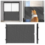 Pet Accessories Guard Retractable Fence Gate Barrier Universal Pet Network Fence Folding Black Child Barrier Fences Stairs - Image 3