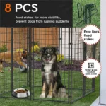 XXL Large Luxury Outdoor Dog Kennel Pet House Enclosure Run Cage Playpen with Roof & Cover Rabbit Hutch Cage - Image 5