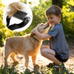 Pet Detangling Brush Double Sided Grooming Tool For Dogs Cats Professional Hair Removal Comb Effectively Fur Knot Cutter Winter - Image 6