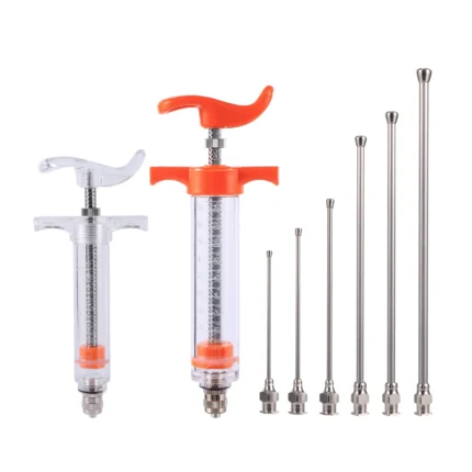 10ml/20ml Manual Feeding Rearing Gavage Crop Needle Straight Medication Tube Cage Birds Mice Parrot Fledgling Feeding Syringe