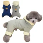Thicken Warm Dog Jumpsuit Winter Dogs Clothes for Chihuahua Youkshire Coat Windproof Puppy Overalls Poodle Jacket Pet Apparel