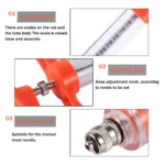 10ml/20ml Manual Feeding Rearing Gavage Crop Needle Straight Medication Tube Cage Birds Mice Parrot Fledgling Feeding Syringe - Image 4