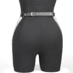 Women Sexy Leg Chain Harness garter Belt Waist Corset Belt Leather Harness Waists Thigh Harness Gothic Clothing Accessory - Image 4