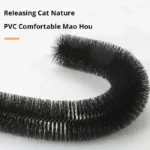 Cat Toy Arch Self Groome Pamper Feline with A Massage Grooming Rubbing Brush with Scratching Pad Toy for Cats Interactive Toys - Image 3