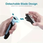 Undercoat Hair Removal Slicker Comb: Pet Grooming Tool for Dogs & Cats - Slicker Rake Brush - Image 5