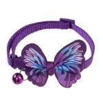 Cute Butterfly Bell Pet Collars Multicolor Adjustable Dog Cat Collars Fashion Dressing Decor Pet Supplies Home Accessories - Image 2