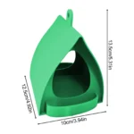 Bird Feeders for Outdoors Open Design Hanger with Top Hook Hut Shape Hangable Mounted Small Hummingbird Feeder for Outside - Image 6