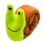 Dog Puzzle Feeder Interactive Toy Indestructible Plush Sound Squeak Puppy Toys For Resistant Foldable Snail Dogs Pet Supplies - Image 6