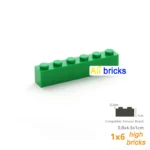 80pcs 1x6 Dot Bulk Building Blocks Thick Figures Bricks Educational Creative Size Compatible With 3009 Plastic Toy for Children - Image 3