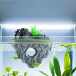 Suspended Island Fish Tank Decorative Creative Floating Stone Simulation Plants Caverns Crafts Ornaments Aquarium Accessories - Image 6