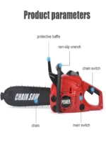 Large Size Children Electronic Chainsaw Kids Play Tools Pretend Play Tool Kits Electric Saw Children Simulated Play House Toy - Image 4