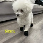 4pcs Winter Dog Shoes Waterproof Shoes For Medium Dogs Winter Boots For Small Dogs Warm Chihuahua Teeth Puppy Socks Yorkshire - Image 3