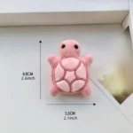 3/6pcs Mini Cute Turtle Plush Toys, Soft Fabric, Interactive Boredom & Exercise Game, Small Breed Pet Supplies, Pet Toys - Image 3