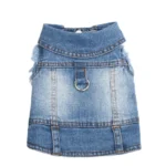 Dogs and Cats Jeans Coat Jacket Towable Denim Vest Cat Puppy Spring/Autumn Clothes Apparel - Image 2