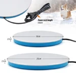 19/25cm Pigeon Drinker Heating Plate Winter Chicken Quail Poultry Drinking Water Constant Temperature Base Insulation - Image 6