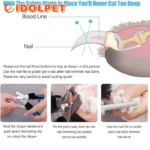 Professional Pet Nail Clipper with Safety Guard Stainless Steel Scissors Cat Dog for Claw Care Grooming Supplies Size Fits - Image 4