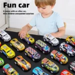 Kids Alloy Pull Back Car Toys Mini City Cartoon Inertia Racing Car Model Diecast Vehicle For Boys Girls Birthday Xmas Gift Bag - Image 5