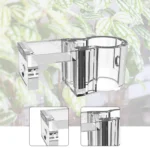 Transparent Aquarium Plant Holder Hanging Fish Tank Plant Pot Plant Growth Tool for Plant Cultivation Aquarium Decor - Image 4