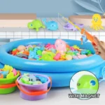 Magnetic Fishing Set Inflatable Pool Party Model Play Games & More Perfect Summer Outdoor Toy kids for Birthday Christmas Gifts - Image 4