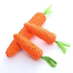 Carrot Pet Cat Toy Paper Rope Chew Toys Built-In Bell Small Animals Cute Pet Toys Pet Supplies Tooth Cleaning Toys Toys For Cats - Image 3