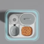 Two-in-One Cat Feeding Water Feeder Dog Bowl Smooth Food & Water Supply Pet Water Dispenser Cat Bowl Pet Supplies - Image 6