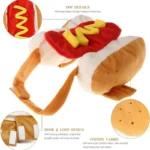 Dog Funny Halloween Costumes Hot Dog Shaped Dachshund Sausage Adjustable Clothes Pet Apparel Dressing Up Cat Party Costume Suit - Image 3