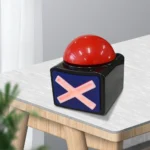 Red Buzzer Alarm Button Box with Sound and Light Trivia Quiz Got Talent Buzzer Answer Button for Contest/Game Show/ Party - Image 5