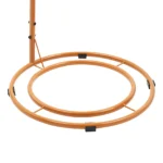 Hand Weaving PP Imitation Rattan Freestanding Cat Swing Bed Suspended Basket Design Detachable with Cooling Mat - Image 6