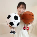 cm football doll, basketball plush toy, creative football doll, pillow, pet ball, dog and cat interactive toy - Image 4