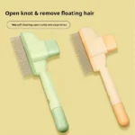 Dual-Purpose Comb for Cats Floating Teeth Hair Remover Brush with Needle Design for Pet Grooming Tool for Long/Short Fur - Image 4