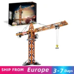 1176PCS Remote Control Tower Crane Building Blocks City Engineering Tower Crane Electric Technology Bricks Kids DIY Assembly Toy