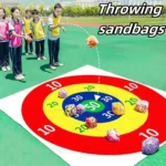 Throwing Sandbag Targets Outdoor Parent-Child Interactive Fun Games Team Building Activities Gatherings Multiplayer Games