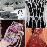 OLeeya Hot Pink Rose Mix Shapes Glass Flatback Sew-on Rhinestone Sewing Strass Crystals Diamond For Wedding Dress Decoration - Image 5