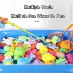 Magnetic Fishing Set Inflatable Pool Party Model Play Games & More Perfect Summer Outdoor Toy kids for Birthday Christmas Gifts - Image 3