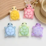 3/6pcs Mini Cute Turtle Plush Toys, Soft Fabric, Interactive Boredom & Exercise Game, Small Breed Pet Supplies, Pet Toys - Image 5
