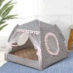 Pet Cat Tent Summer Cave Hut Cat Sleep House For Kitten Puppy Playpen Cage Basket Cat Nesk Kennel Small Dog House Bed Chihuahua - Image 2