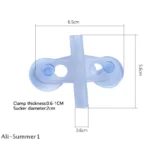 【E】2Pcs Aquarium Fish Tank Isolation Clip Partition Plate Glass Clamp Partition Suction Cup Breeding Separation Divider Sheet - Image 6