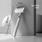 Efficient Pet Hair Removal Brush Designed For Cats Dogs The Stainless Steel Teeth Gently Remove Loose Hair Suitable For Any Pets - Image 4