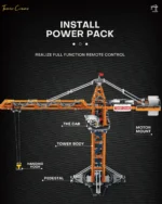1176PCS Remote Control Tower Crane Building Blocks City Engineering Tower Crane Electric Technology Bricks Kids DIY Assembly Toy - Image 5