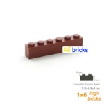 80pcs 1x6 Dot Bulk Building Blocks Thick Figures Bricks Educational Creative Size Compatible With 3009 Plastic Toy for Children - Image 6