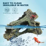 Artificial Landscape Ornament Multifunction Aquarium Hollow Log Decor Non-toxic Resin Fish Hiding Cave for Fish Tank Aquarium - Image 6